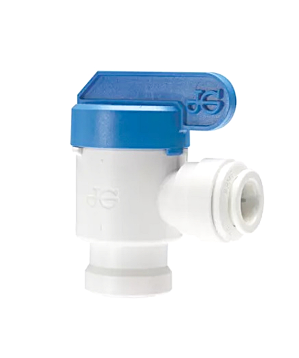 (image for) John Guest BVE6G4F Ball Valve 3/8" Guest x 1/4" FPT Elbow - Click Image to Close
